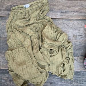 free people CP shades linen skirt khaki